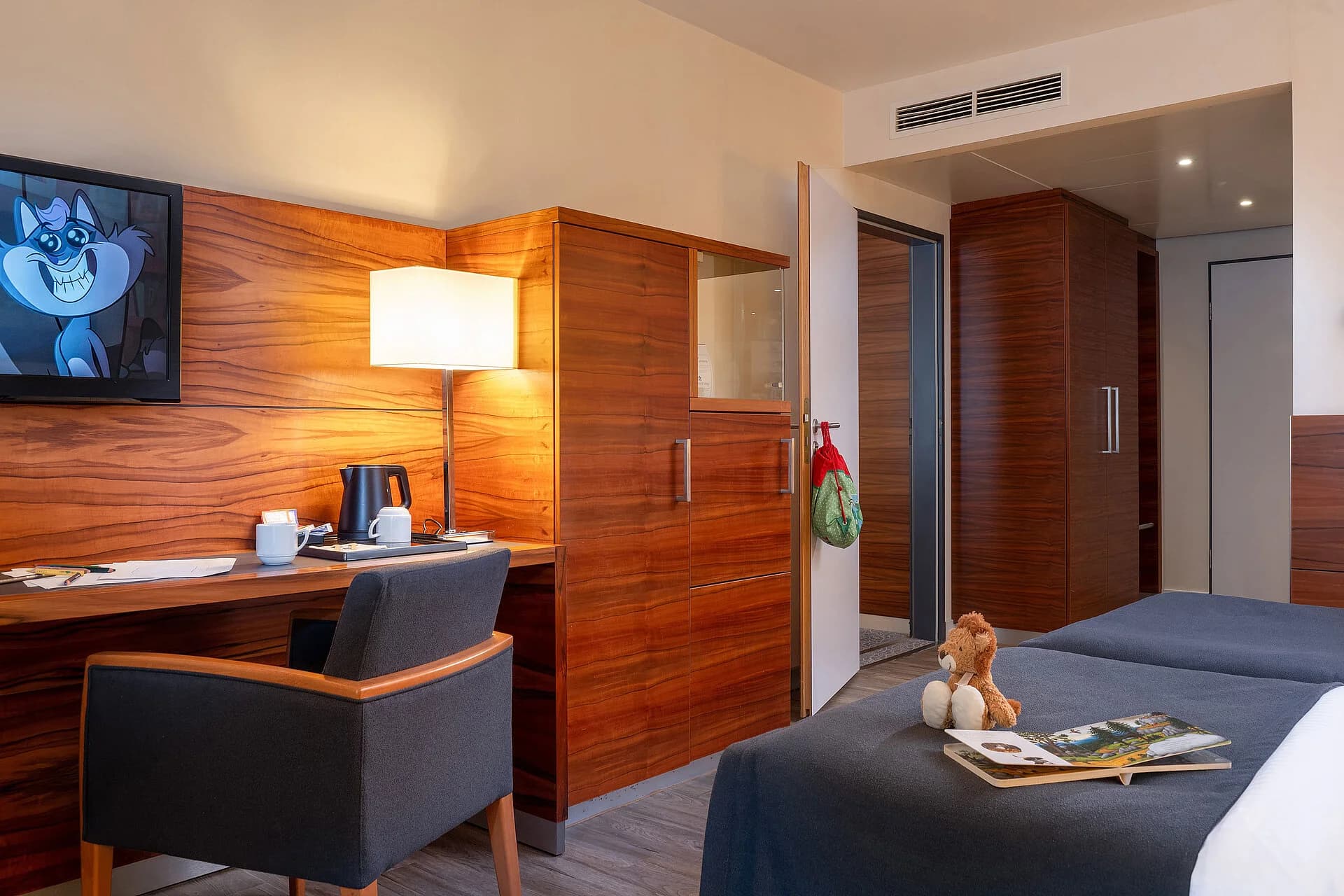 Hotelinnenausbau mit ruhiger Atmosphäre