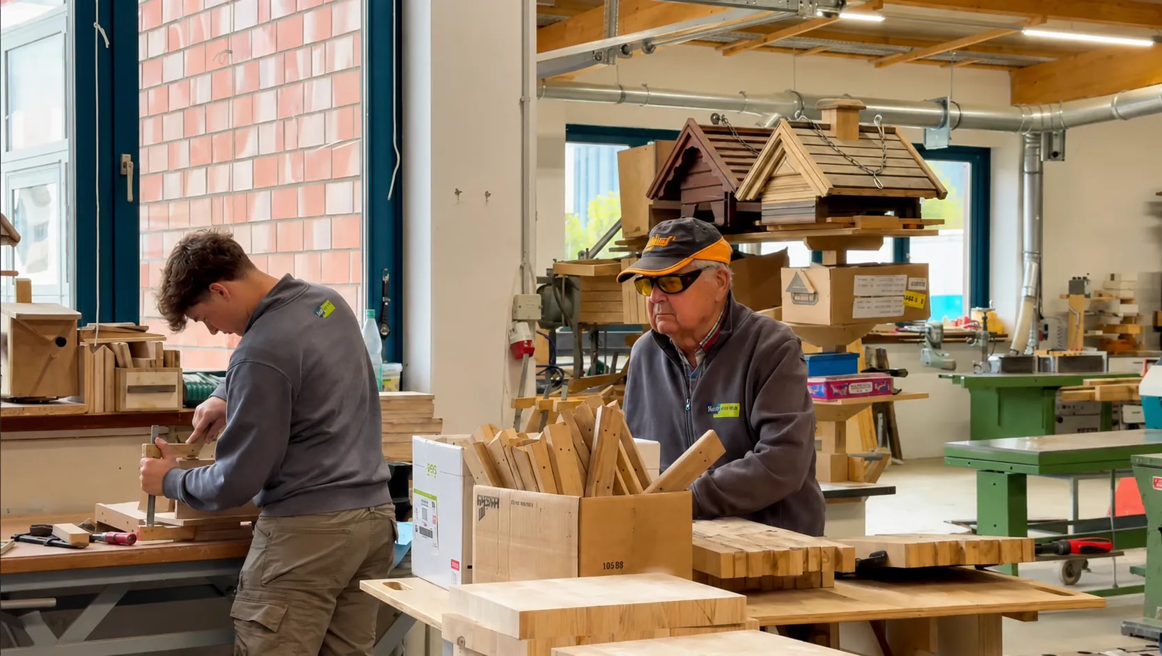 Bormann Werkstatt mit Holzverarbeitung